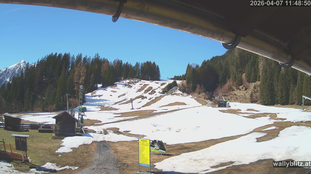 Aktuelles Bild unserer Webcam Elbigenalp